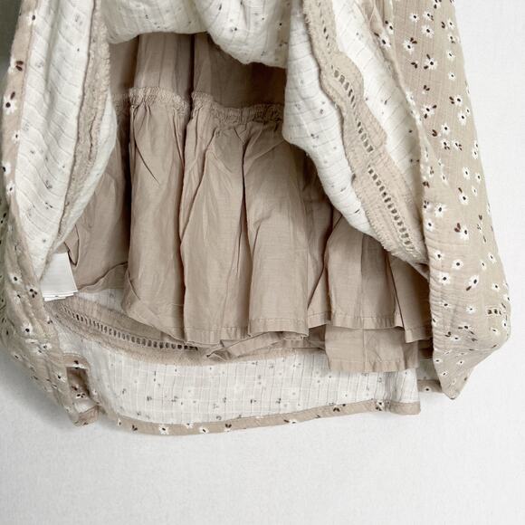 Rachel Ashwell 3T NEW Toddler Girls Beige Floral Ruffle Dress - Picture 6 of 11